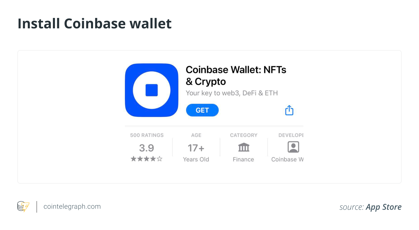 Instalar monedero Coinbase