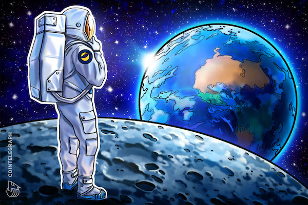 Terra-Luna tal y como la concibió el departamento de arte de Cointelegraph