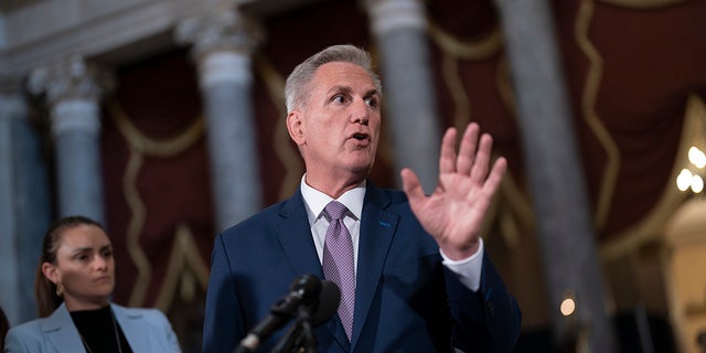 El presidente de la Cámara de Representantes, Kevin McCarthy