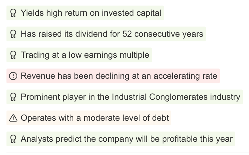 MMM Stock Overview