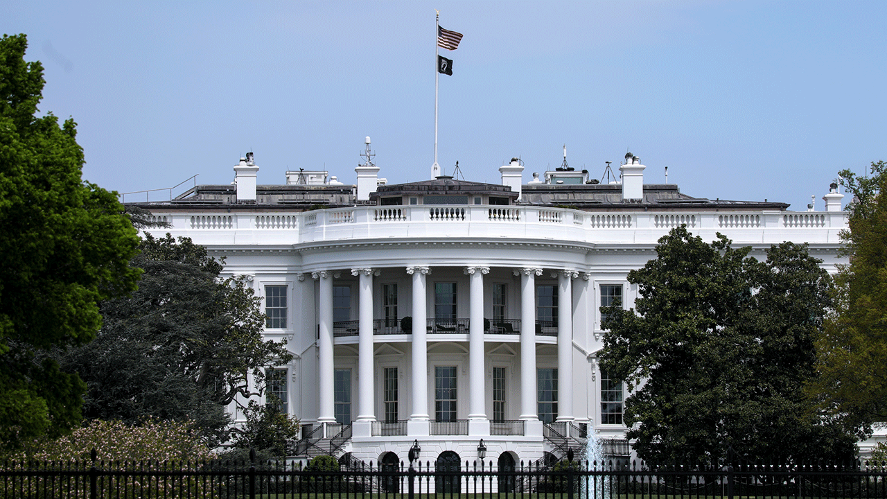 El exterior de la Casa Blanca